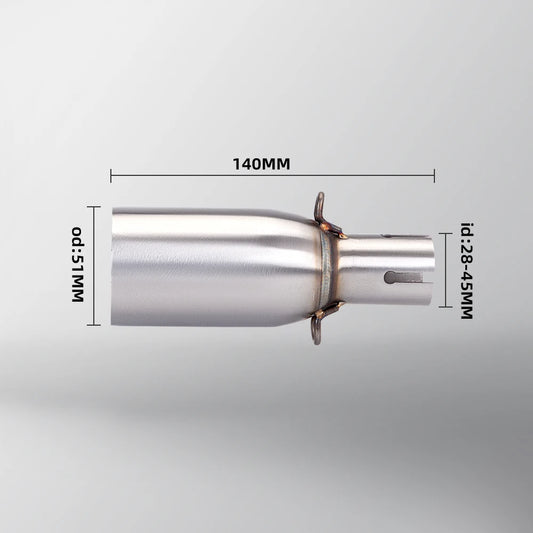 Adattatore Collettore di Scarico Sportivo da 28-45mm/51mm