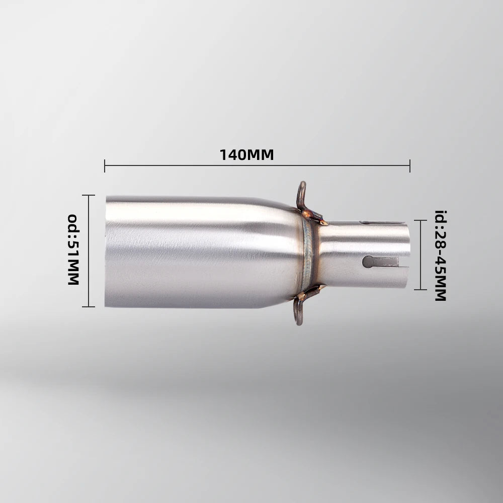 Adattatore Collettore di Scarico Sportivo da 28-45mm/51mm